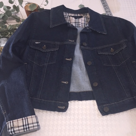 burberry denim jacket womens